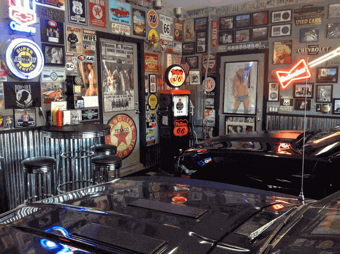 Bar Themed Garage Ideas