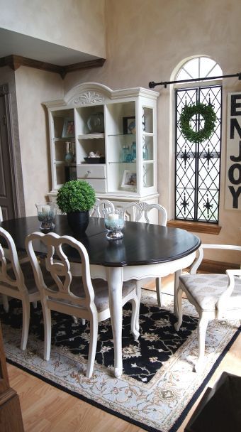 Chalk Painted Dining Table