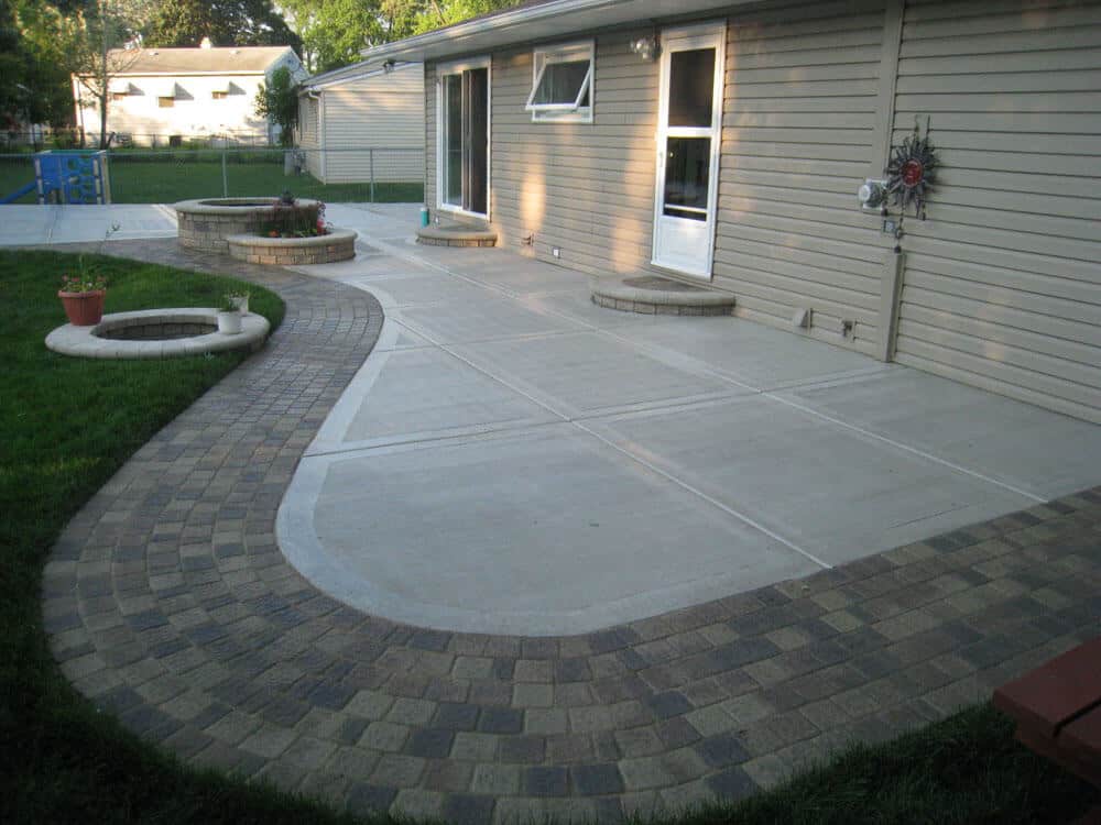 Concrete Patios design for patio