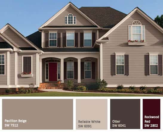 Cream or Beige Exterior Paint for exterior