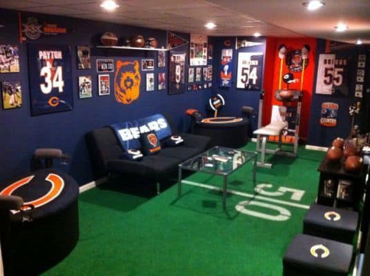 Football garage ideas