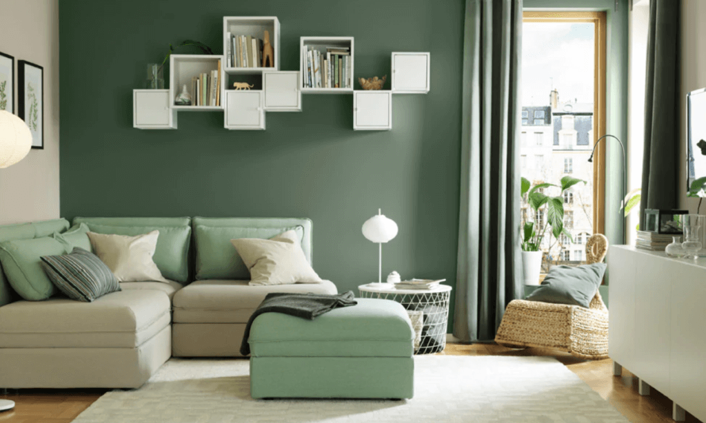 Ikea Green Living Room