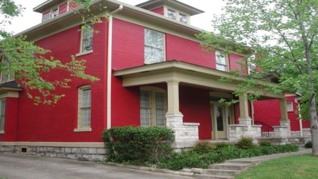 Red Red Brick Homes Paint