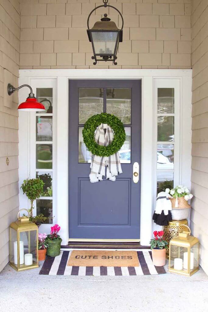 Brown and Black Door Mats