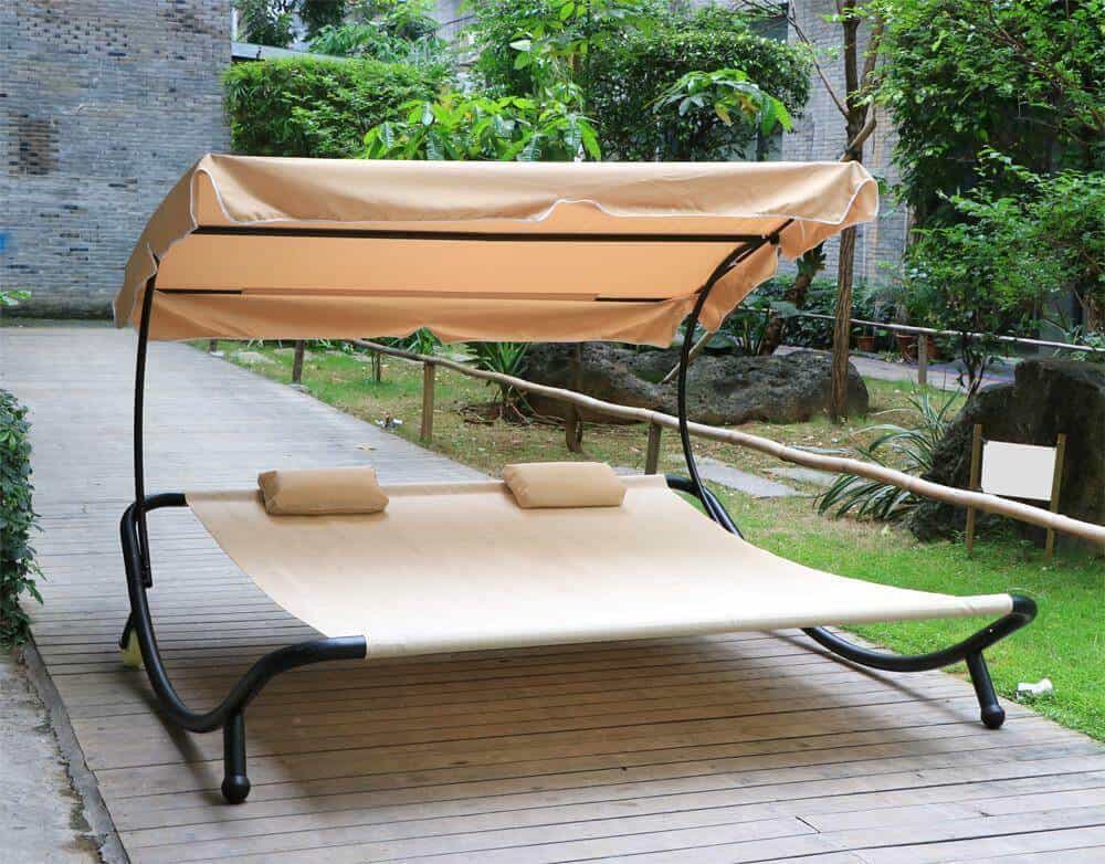 Double Sun Loungers for porch Idea