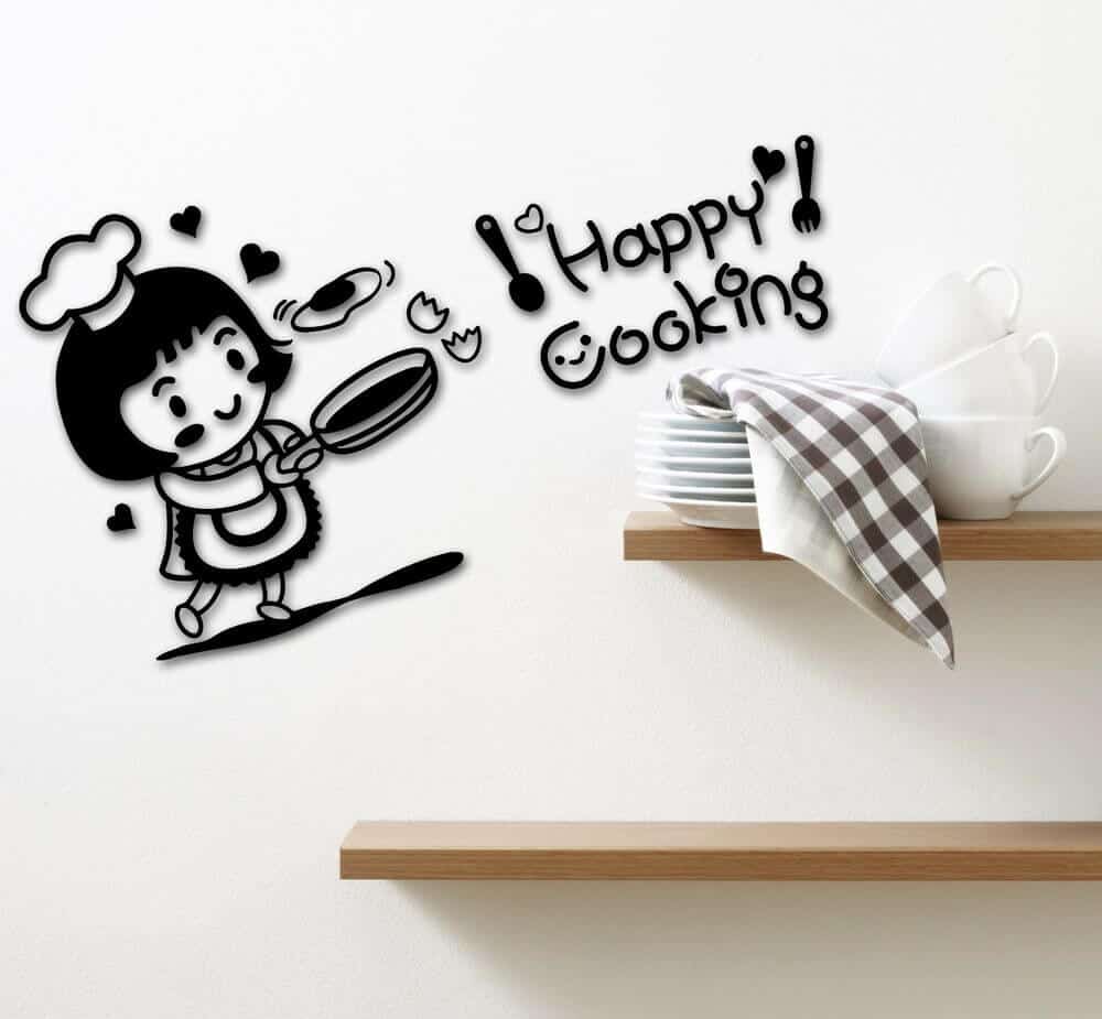 Jolly Chef Sticker ideas for kitchen decoration