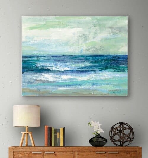 Ocean print canvas ideas