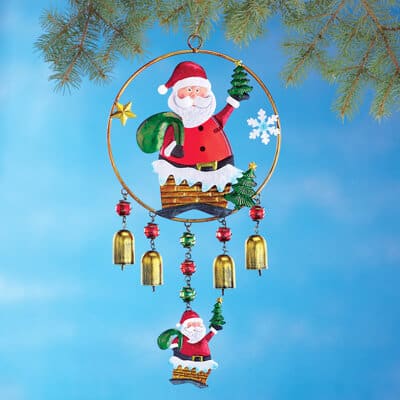 Santa bells wind chime