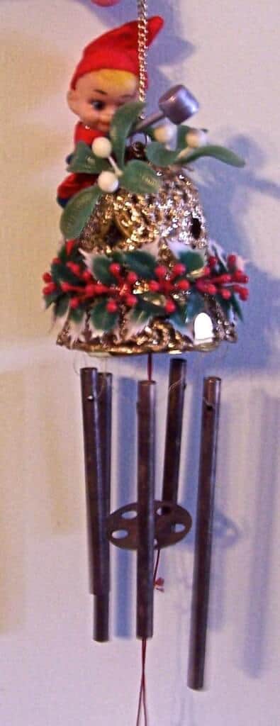 elf decoration wind chime