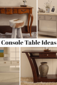 Console Tables Ideas