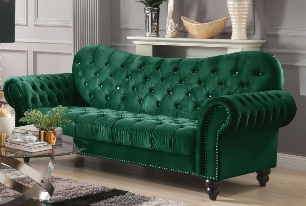 Green Velvet Furniture - 14 Of The Best